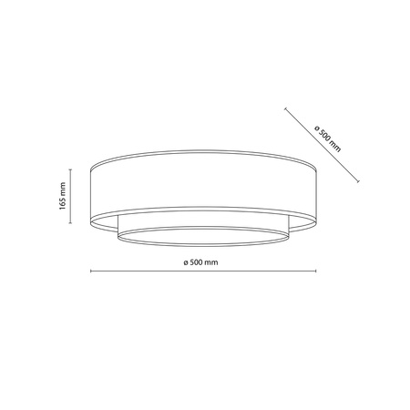 CALISTO JUTA LAMPA SUFITOWA 4  500