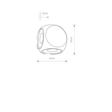 Nowodvorski Lampa ścienna zewnętrzna natynkowa czarna PATRAS LED 