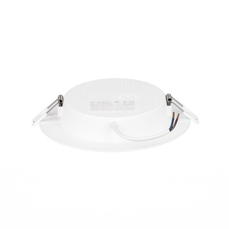Panel Wpuszczany V-TAC 12W LED SAMSUNG CHIP Okrągły 170x28mm VT-61012RD-S 6500K 1200lm 5 Lat Gwarancji