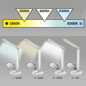 Lampa biurkowa Led SERRA Czarna