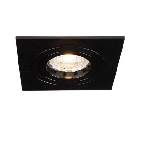 Oprawa OZZO MINO 222-BB kwadratowa IP20 ALU czarna szczotkowana