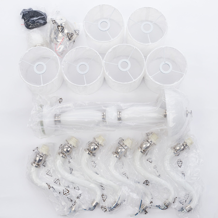 Nowodvorski Żyrandol biały NEWPORT