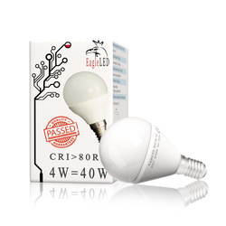 Żarówka LED kulka E14 4W=40W Ciepła EL