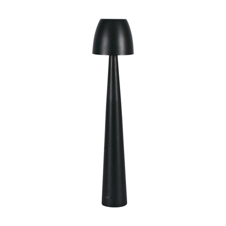 Lampka Biurkowa Nocna V-TAC 3W LED 37cm Ładowanie USB Ściemnianie Czarna 