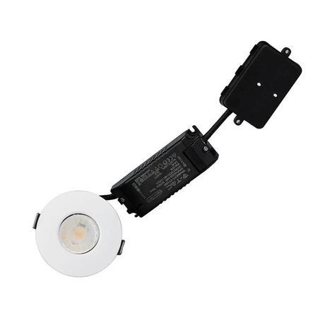 Oprawa LED V-TAC 10W Biała Bluetooth Soczewka CCT Ściemnialna IP65 VT-7710D 2700K-6500K 850lm 5 Lat Gwarancji