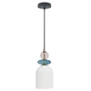 Lampa wisząca Tropea 1xE27 biała, średnia LP-2004/1P M WH