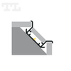 LED P11-3 Profil 2000 mm czarny lakierowany (nr kat 8611313)