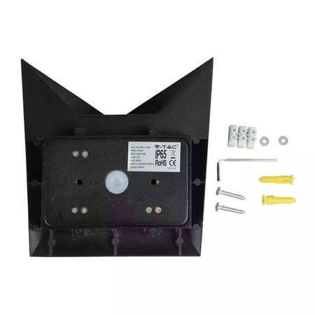 Kinkiet Ścienny V-TAC 5W LED Czarny IP65 VT-825 3000K 550lm