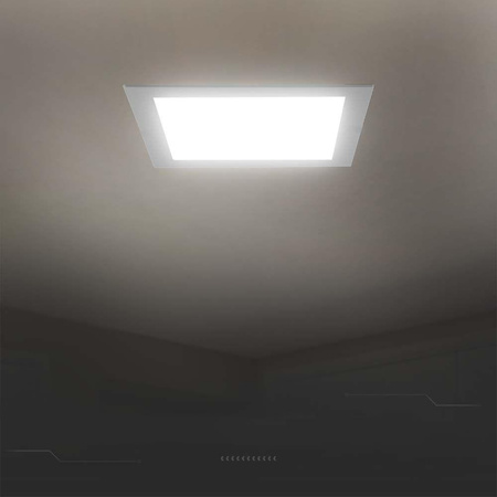 Panel LED Wpuszczany Premium Downlight 24W Kwadrat 300x300 3000K 2500lm