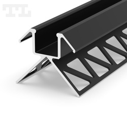 LED P17-3 Profil perforowany 2000 mm czarny lakierowany (nr kat 8617313)