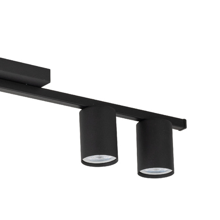 Lampa sufitowa LOGAN Black 3xGU10