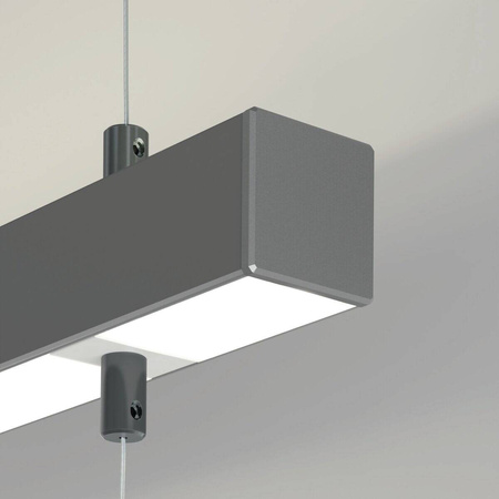 Profil GLAZA-DUO, anodowany, srebrny, 3010 mm