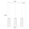Lampa wisząca typu listwa z trzema źródłami światła K-4936 serii GABIA