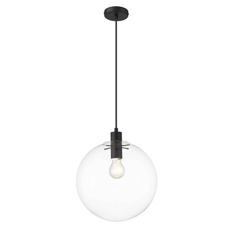 Puerto lampa wisząca duża czarna LP-004/1P L BK