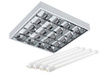 Oprawa rastrowa Lampa Led 40W natynkowa 4x10W ciepła 3000K