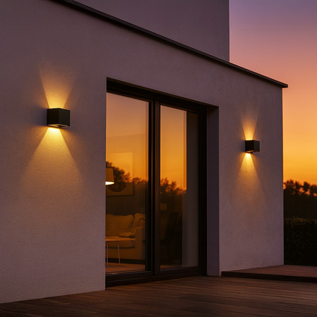 Kinkiet Solarny elewacyjny Wings 50lm ciepła 3000K