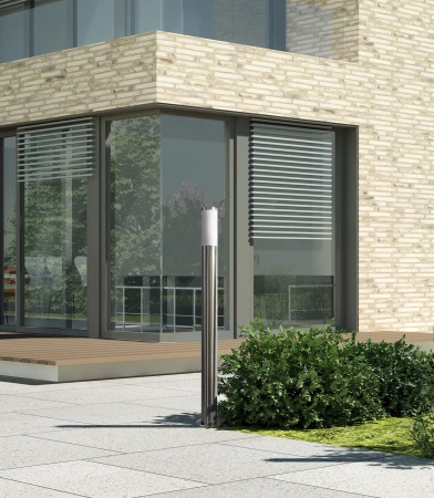 Lampa zewnętrzna LIVIA CIE014-100 wysoka satyna 1xE27
