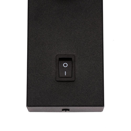 Oprawa LED V-TAC 2W Kinkiet Hotel Łóżko Włącznik Czarny VT-402 4000K 150lm