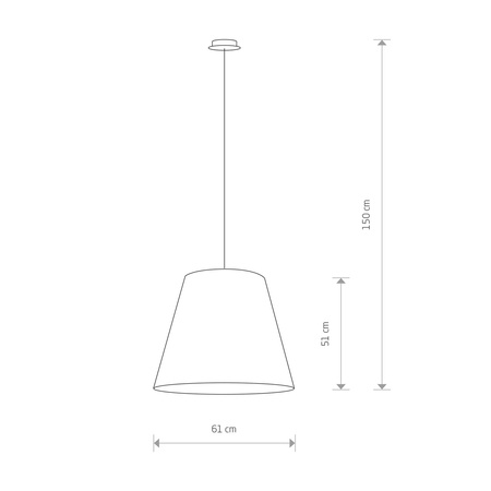 Nowodvorski Lampa wisząca czarna MOSS