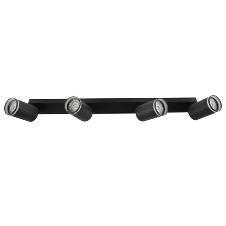 Lampa ścienno-sufitowa PARIS 4 GU10 Czarna