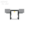 LED P25-2 Profil 2000 mm czarny lakierowany (nr kat 8625213)