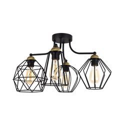 Lampa sufitowa GALAXY Brass 4xE27