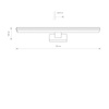 Nowodvorski Kinkiet chrom PICASSO LED 8131