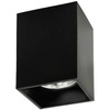 Oprawa natynkowa JUPITER K11 kwadratowa czarna metalowa 1xE27