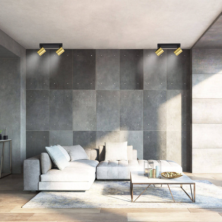 Lampa Spot Snow 2xGU10 złota