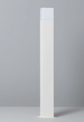 Lampa Ogrodowa stojąca 1xE27 Augusta Biała 74cm