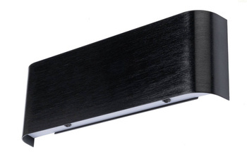 Kinkiet ścienny Slim płaski czarny modern LED 24cm 8W 4000K