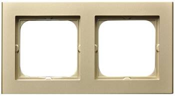 Ramka podwójna Ospel Sonata Szampański Złoty