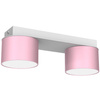 Lampa sufitowa DIXIE Pink/White  2xGX53 różowa