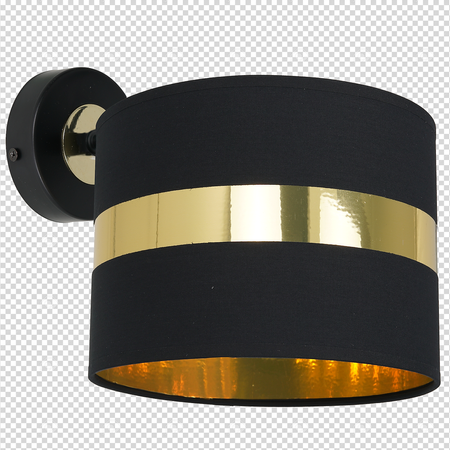 Kinkiet PALMIRA BLACK / GOLD 1xE27 