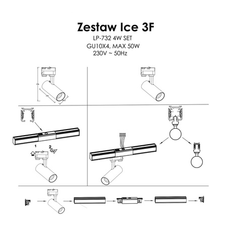 Ice SET 3F biały