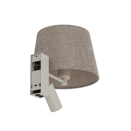 Kinkiet regulowany beżowy TUTOIA z led Nowodvorski 11684