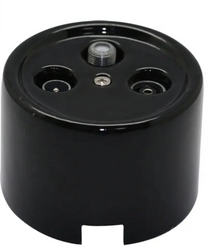 Gniazdo ceramiczne natynkowe TV-SAT czarne