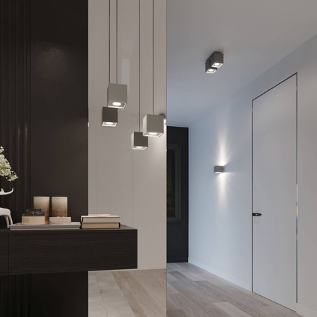 LAMPA SZYNA CZARNA 6 X GU10