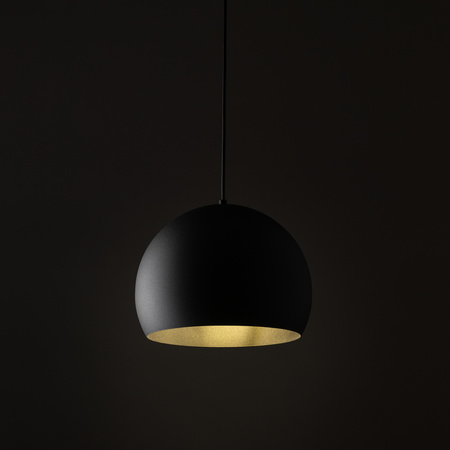 Lampa wisząca ZOE Black 1xE27 M