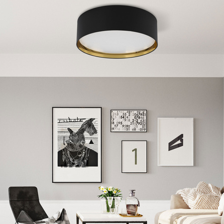 Lampa sufitowa BILBAO Black/Gold 4xE27 600