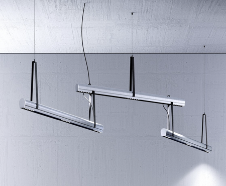 Kluś Lampa wisząca LED Tulip TU ADD ZW L=1131mm, DOT/Blenda, 43W, 4000K, DALI, INDUSTRIAL