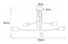 Lampa sufitowa K-3891 -SKADI