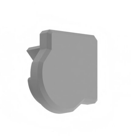 Zaślepka końcowa do profilu PIKO-45-R  szara KLUŚ 