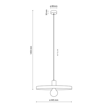 Tk Lighting SILA GREEN BRICK lampa wisząca 1XE27 400