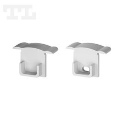 Komplet zaślepek bocznych szarych P18-1 (1 szt. z otworem, 1 szt bez otworu) (nr kat 7718101)