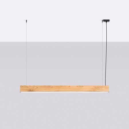 Lampa wisząca drewniana LYKKE LED 29W 3000K 120cm