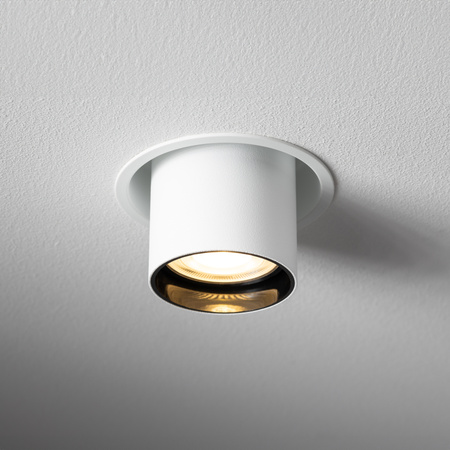 Regulowana lampa podtynkowa MONO SLIDE GU10 biały/czarny Nowodvorski 10796