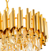 Lampa kryształowa luksusowa żyrandol Luxury GOLD WSC025