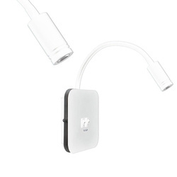 Lampka nocna Kinkiet LED Z USB BASE 8W+2W biały