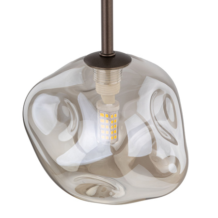 LAVA BROWN LAMPA WISZĄCA 1xG9
